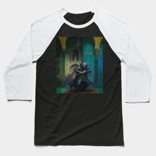 Dark Elven Spymaster Assassin Baseball T-Shirt